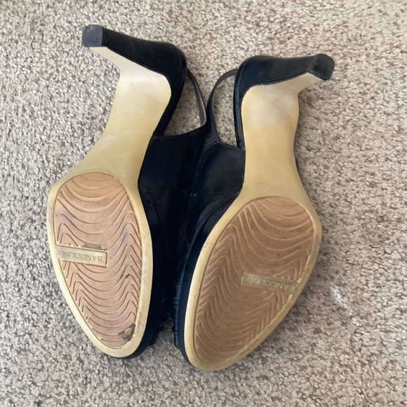 Bandolino Black Slingback Heels 8-/2 - Picture 3 of 3